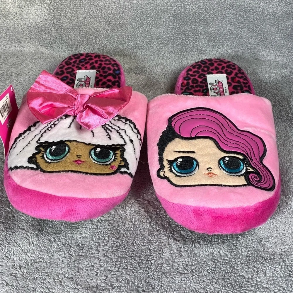LOL Surprise Shoes Slipper Girl Size 2-3 Pink‎ Slip On